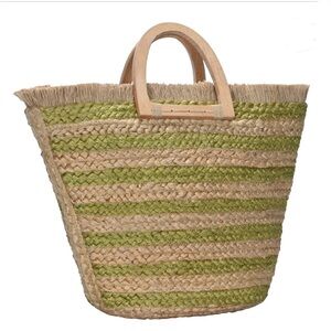 Antik Kraft Hashree Tote Dark Citron NWOT